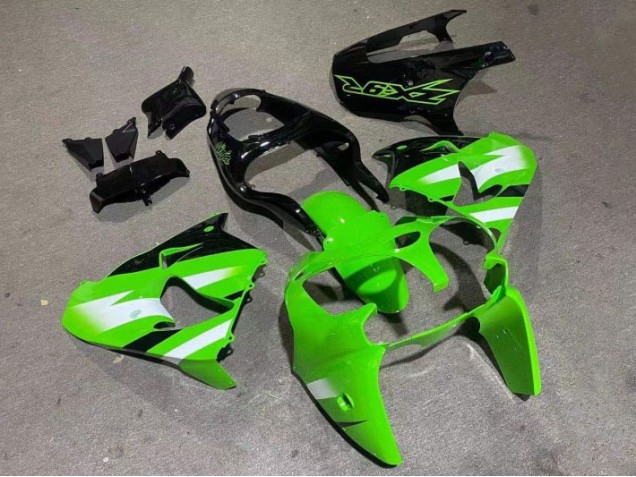 Grün Glänzend Schwarz ZX9R 00-01 Motorrad Verkleidungen Grün Glänzend Schwarz ZX9R 00-01 Motorrad Verkleidungen