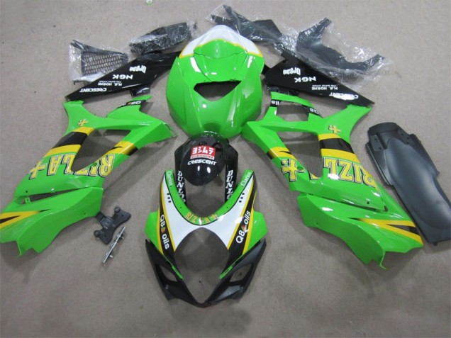 Grün Rizla Q8 Oils GSXR 1000 K7 07-08 Motorrad Verkleidungen Grün Rizla Q8 Oils GSXR 1000 K7 07-08 Motorrad Verkleidungen