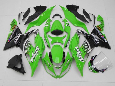 Grün Schwarz 11 ZX6R 13-18 Motorrad Verkleidungen