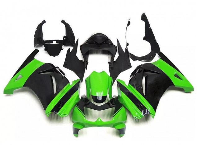 Grün Schwarz EX250 08-12 Motorrad Verkleidungen Grün Schwarz EX250 08-12 Motorrad Verkleidungen