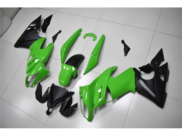 Grün Schwarz EX650 09-11 Motorrad Verkleidungen Grün Schwarz EX650 09-11 Motorrad Verkleidungen