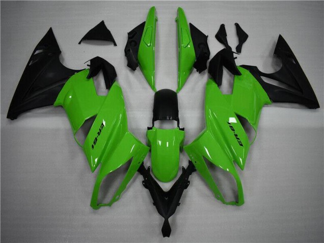 Grün Schwarz EX650 09-11 Motorrad Verkleidungen Grün Schwarz EX650 09-11 Motorrad Verkleidungen