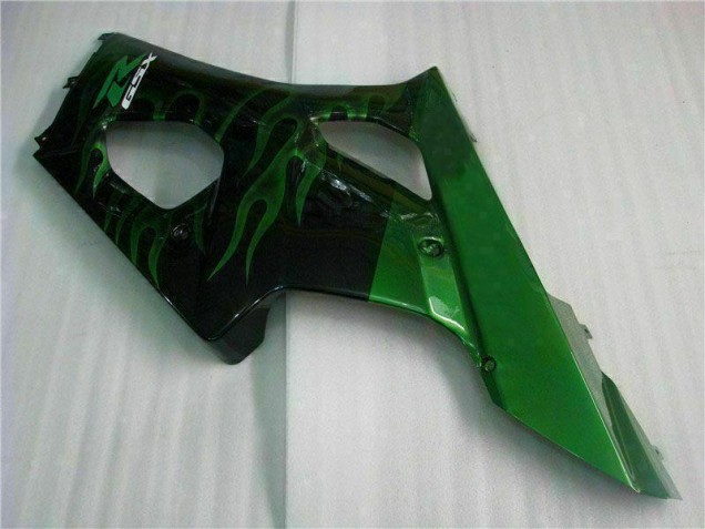 Grün Schwarz GSXR 1000 K3 03-04 Motorrad Verkleidungen Grün Schwarz GSXR 1000 K3 03-04 Motorrad Verkleidungen