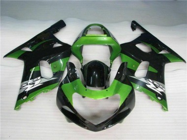 Grün Schwarz GSXR 600 / 750 K1 K2 K3 01-03 Motorrad Verkleidungen
