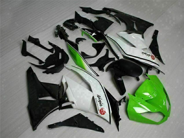 Grün Schwarz Weiß 25 ZX6R 09-12 Motorrad Verkleidungen