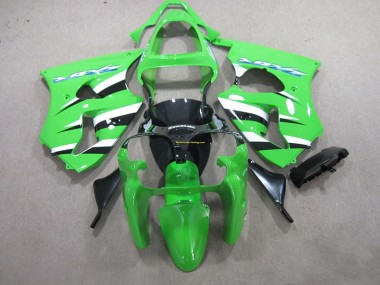 Grün Schwarz Weiß ZX6R 00-02 Motorrad Verkleidungen