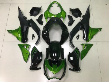 Grün Schwarz Z800 13-16 Motorrad Verkleidung