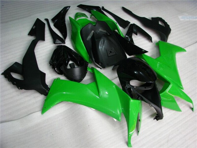 Grün Schwarz ZX10R 08-10 Motorrad Verkleidungen Grün Schwarz ZX10R 08-10 Motorrad Verkleidungen