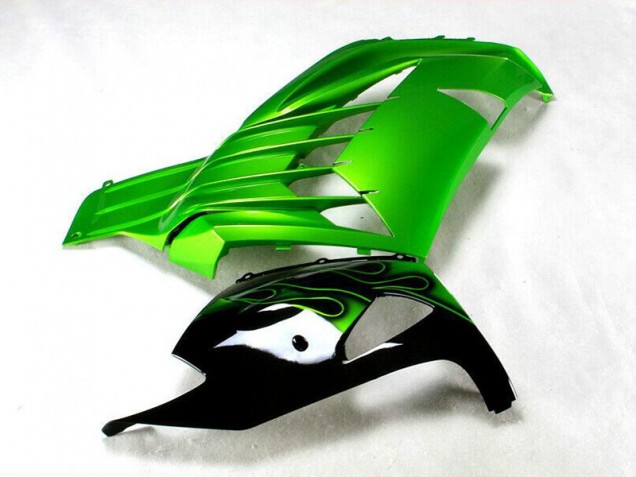 Grün Schwarz ZX14R ZZR 1400 12-21 Motorrad Verkleidungen Grün Schwarz ZX14R ZZR 1400 12-21 Motorrad Verkleidungen
