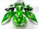 Grün Schwarz ZX14R ZZR 1400 12-21 Motorrad Verkleidungen Grün Schwarz ZX14R ZZR 1400 12-21 Motorrad Verkleidungen