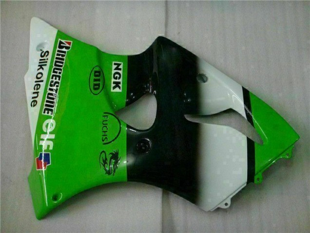 Grün Schwarz ZX6R 00-02 Motor Verkleidungen Grün Schwarz ZX6R 00-02 Motor Verkleidungen