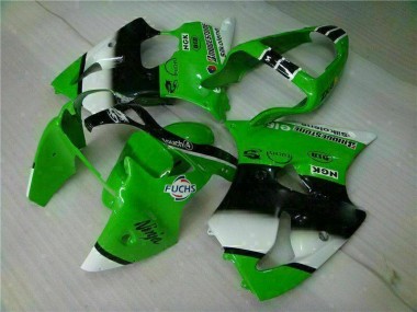 Grün Schwarz ZX6R 00-02 Motor Verkleidungen
