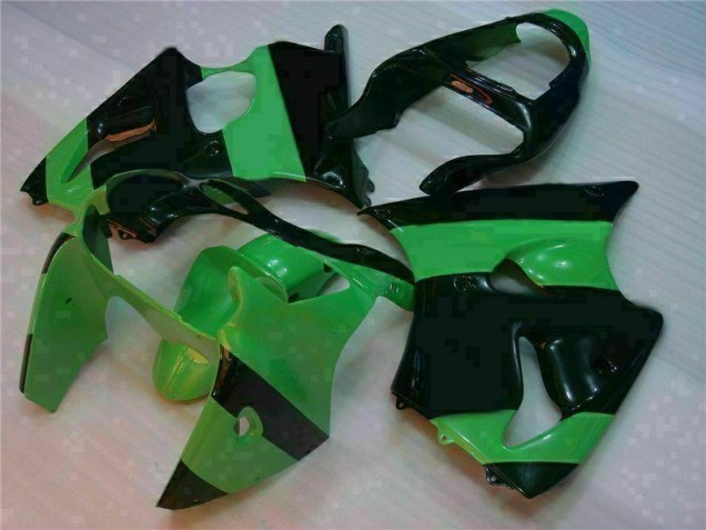 Grün Schwarz ZX6R 00-02 Motorrad VollVerkleidungen & Plastik Grün Schwarz ZX6R 00-02 Motorrad VollVerkleidungen & Plastik