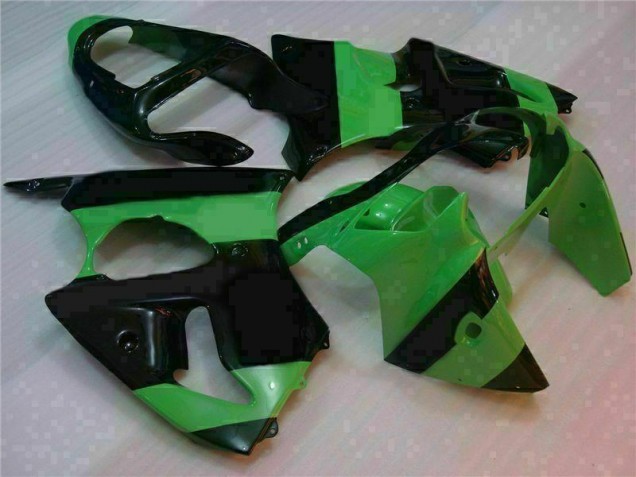 Grün Schwarz ZX6R 00-02 Motorrad VollVerkleidungen & Plastik Grün Schwarz ZX6R 00-02 Motorrad VollVerkleidungen & Plastik