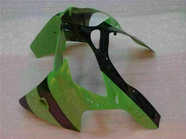 Grün Schwarz ZX6R 00-02 Motorrad VollVerkleidungen & Plastik Grün Schwarz ZX6R 00-02 Motorrad VollVerkleidungen & Plastik