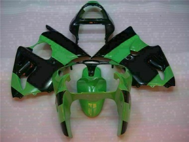 Grün Schwarz ZX6R 00-02 Motorrad VollVerkleidungen & Plastik