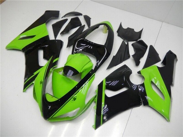 Grün Schwarz ZX6R 05-06 Motorrad Verkleidung Grün Schwarz ZX6R 05-06 Motorrad Verkleidung