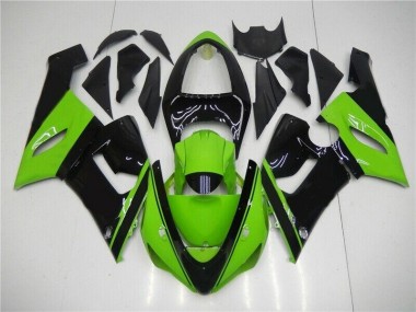 Grün Schwarz ZX6R 05-06 Motorrad Verkleidung