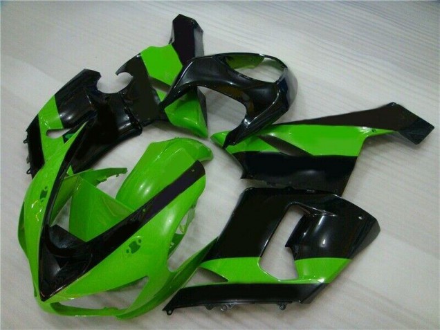 Grün Schwarz ZX6R 05-06 Motorrad Verkleidungen Grün Schwarz ZX6R 05-06 Motorrad Verkleidungen