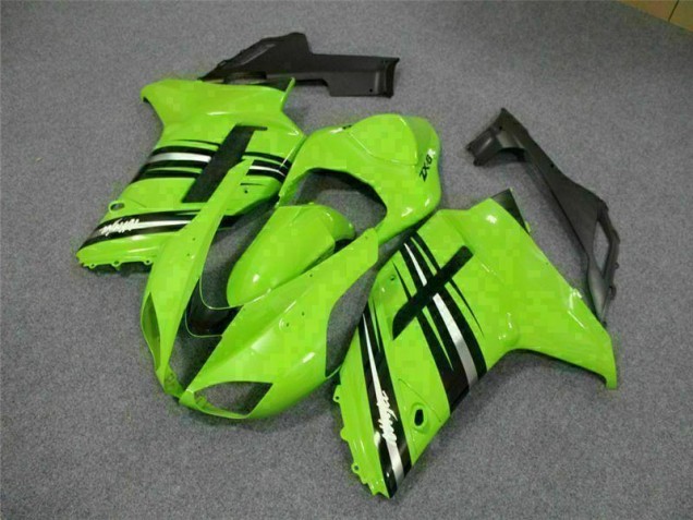 Grün Schwarz ZX6R 07-08 Motorrad Verkleidungen Grün Schwarz ZX6R 07-08 Motorrad Verkleidungen
