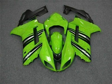 Grün Schwarz ZX6R 07-08 Motorrad Verkleidungen
