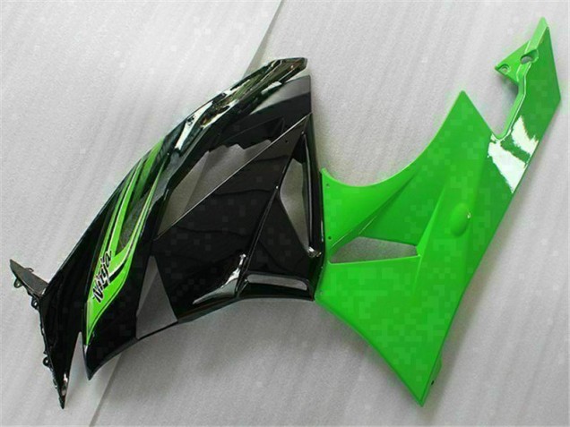 Grün Schwarz ZX6R 09-12 Motorrad Verkleidung Grün Schwarz ZX6R 09-12 Motorrad Verkleidung