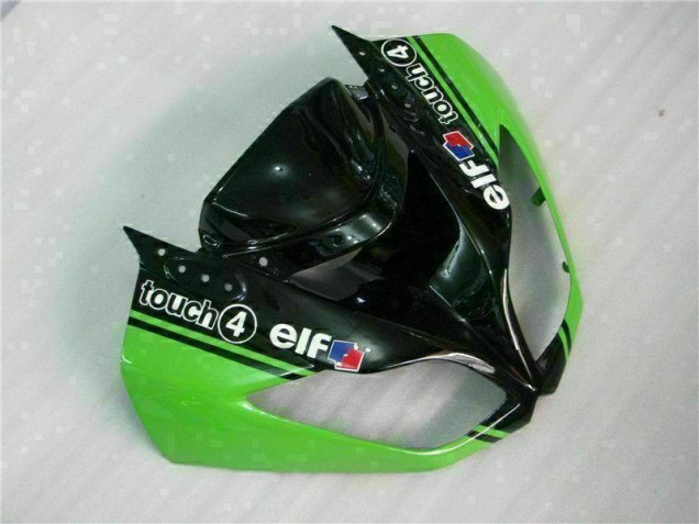 Grün Schwarz ZX6R 09-12 Motorrad Verkleidungen Grün Schwarz ZX6R 09-12 Motorrad Verkleidungen