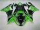 Grün Schwarz ZX6R 09-12 Motorrad Verkleidungen Grün Schwarz ZX6R 09-12 Motorrad Verkleidungen