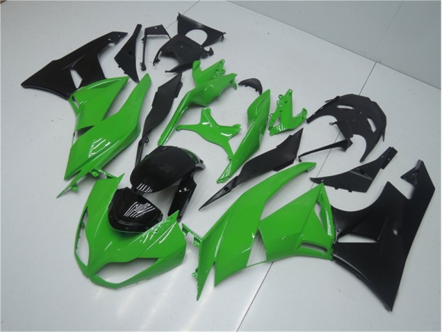Grün Schwarz ZX6R 09-12 Motorrad Vollverkleidung Grün Schwarz ZX6R 09-12 Motorrad Vollverkleidung