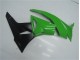 Grün Schwarz ZX6R 09-12 Motorrad Vollverkleidung Grün Schwarz ZX6R 09-12 Motorrad Vollverkleidung