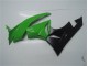 Grün Schwarz ZX6R 09-12 Motorrad Vollverkleidung Grün Schwarz ZX6R 09-12 Motorrad Vollverkleidung
