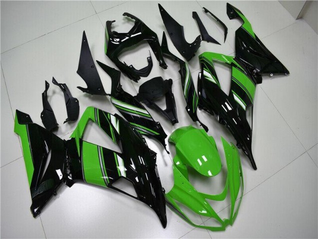 Grün Schwarz ZX6R 13-18 Motorrad Verkleidung Grün Schwarz ZX6R 13-18 Motorrad Verkleidung