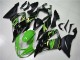 Grün Schwarz ZX6R 13-18 Motorrad Vollverkleidung Grün Schwarz ZX6R 13-18 Motorrad Vollverkleidung