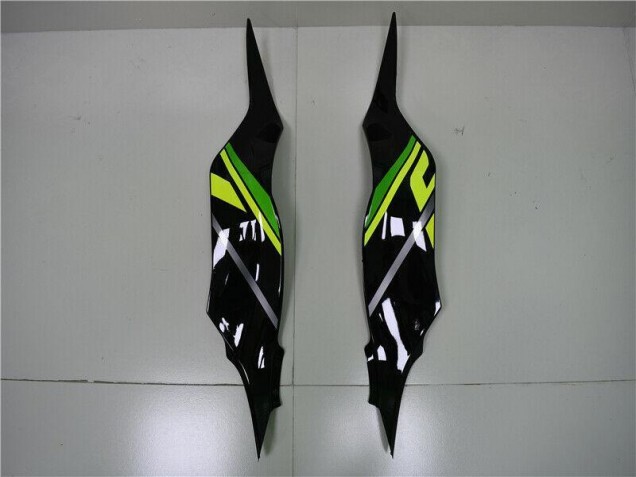 Grün Schwarz ZX6R 13-18 Motorrad Vollverkleidung Grün Schwarz ZX6R 13-18 Motorrad Vollverkleidung