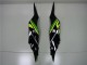 Grün Schwarz ZX6R 13-18 Motorrad Vollverkleidung Grün Schwarz ZX6R 13-18 Motorrad Vollverkleidung