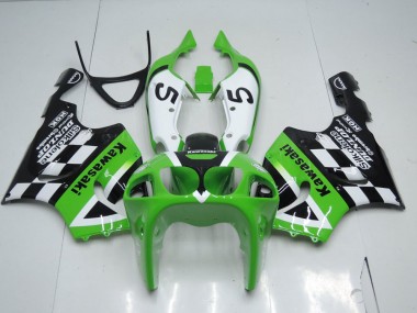 Grün Schwarz und Weiß ZX7R 96-03 Motorrad Verkleidungen