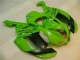 Grün Schwarzer Dunlop ZX6R 07-08 Motorrad Verkleidungen Grün Schwarzer Dunlop ZX6R 07-08 Motorrad Verkleidungen