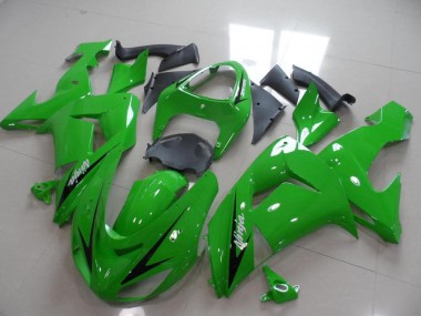 Grün Schwarzer Pfeil ZX10R 06-07 Motorrad Verkleidungen