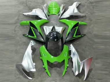 Grün Silber GSXR 600 / 750 K11 11-24 Motorrad Verkleidung