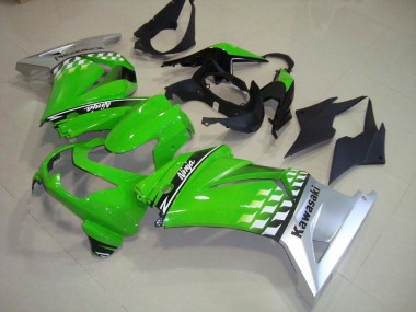 Grün Silber ZX 250R 08-12 Motorrad Verkleidungen