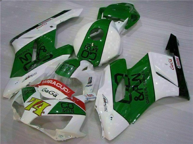 Grün Weiß CBR 1000 RR 04-05 Motorrad Verkleidungen Grün Weiß CBR 1000 RR 04-05 Motorrad Verkleidungen