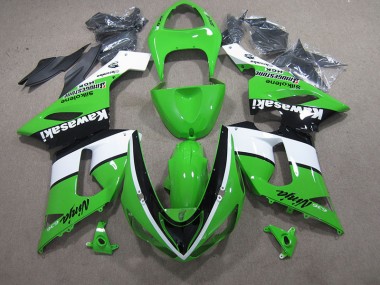 Grün Weiß Schwarz Ninja 636 ZX6R 05-06 Motorrad Verkleidungen