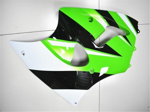 Grün Weiß Schwarz ZX6R 00-02 Motorrad Verkleidungen Grün Weiß Schwarz ZX6R 00-02 Motorrad Verkleidungen