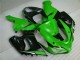 Grün Weiß Schwarz ZX6R 05-06 Motorrad Verkleidungen Grün Weiß Schwarz ZX6R 05-06 Motorrad Verkleidungen