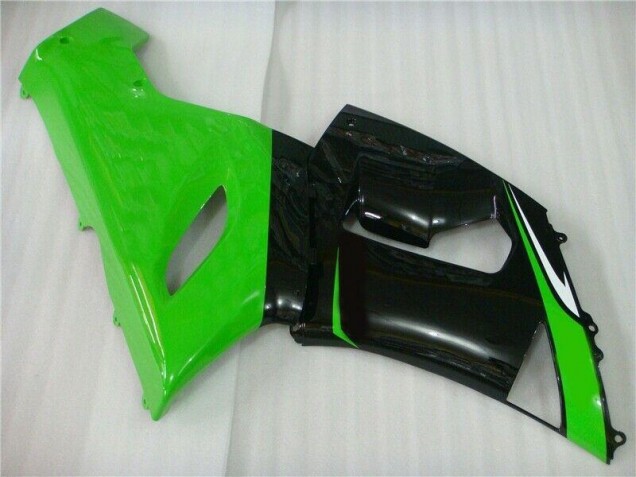 Grün Weiß Schwarz ZX6R 05-06 Motorrad Verkleidungen Grün Weiß Schwarz ZX6R 05-06 Motorrad Verkleidungen