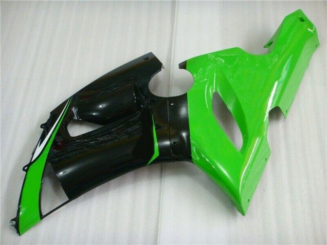 Grün Weiß Schwarz ZX6R 05-06 Motorrad Verkleidungen Grün Weiß Schwarz ZX6R 05-06 Motorrad Verkleidungen