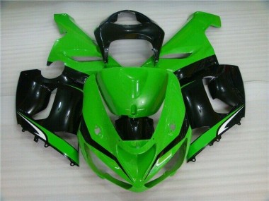 Grün Weiß Schwarz ZX6R 05-06 Motorrad Verkleidungen
