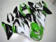Grün Weiß Schwarz ZX6R 13-18 Motorrad Verkleidungen Grün Weiß Schwarz ZX6R 13-18 Motorrad Verkleidungen