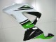 Grün Weiß Schwarz ZX6R 13-18 Motorrad Verkleidungen Grün Weiß Schwarz ZX6R 13-18 Motorrad Verkleidungen