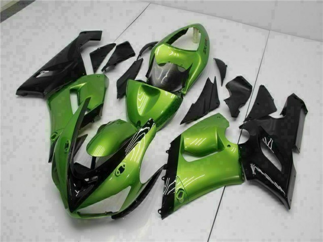 Grün ZX6R 05-06 Motorrad Verkleidung Grün ZX6R 05-06 Motorrad Verkleidung
